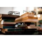 3M SecureFit 400 Series Black/Neon Green Frame with Anti-Fog Lens Safety Eyewear (3-Pack) (SF400-W-3PK)