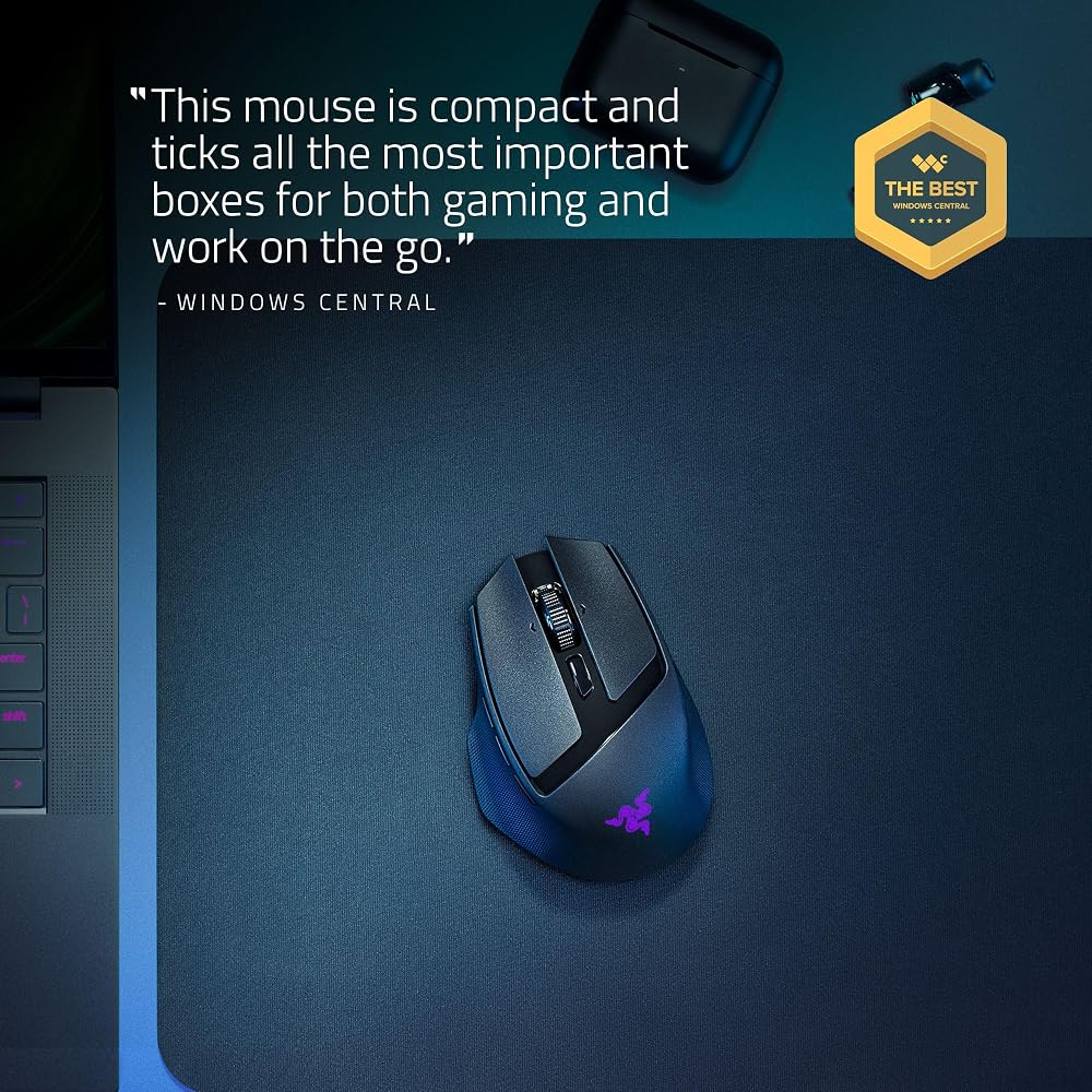 Razer Basilisk Mobile Portable Ergonomic Wireless Gaming Mouse - Image 2
