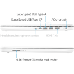 HP Essential 14" HD, Celeron N4120, 16GB RAM, 64GB eMMC, Office 365, Win 11 Home, White