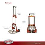 Milwaukee 150 lbs. Convertible Fold-Up Steel Hand Truck with One 60 in. Bungee Cord (73777)