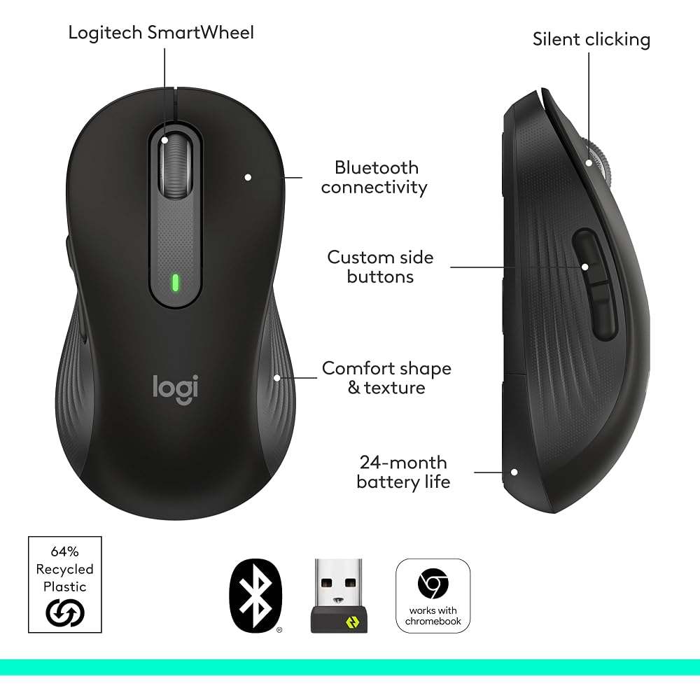 Logitech Signature M650 Wireless Mouse - Image 7