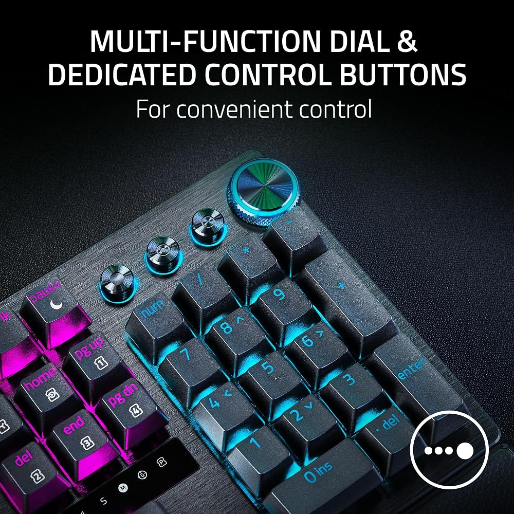 Razer Huntsman V3 Pro Esports Gaming Keyboard, Black - Image 7