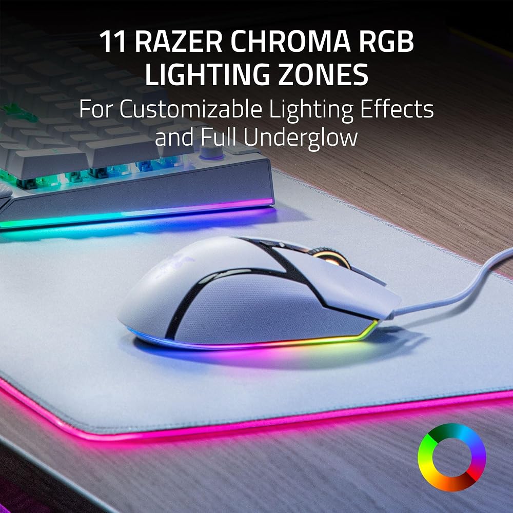 Razer Basilisk V3 Customizable RGB Wired Ergonomic Gaming Mouse - Image 3