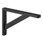 Everbilt 11.5 in. x 7.5 in. Black Wooden Bracket (27794PKLHD-2)