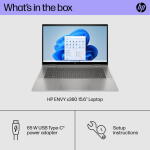 HP Envy x360 15.6" Touch, Ryzen 5, 12GB RAM, 256GB SSD, Win 11 (15-ey1077wm)