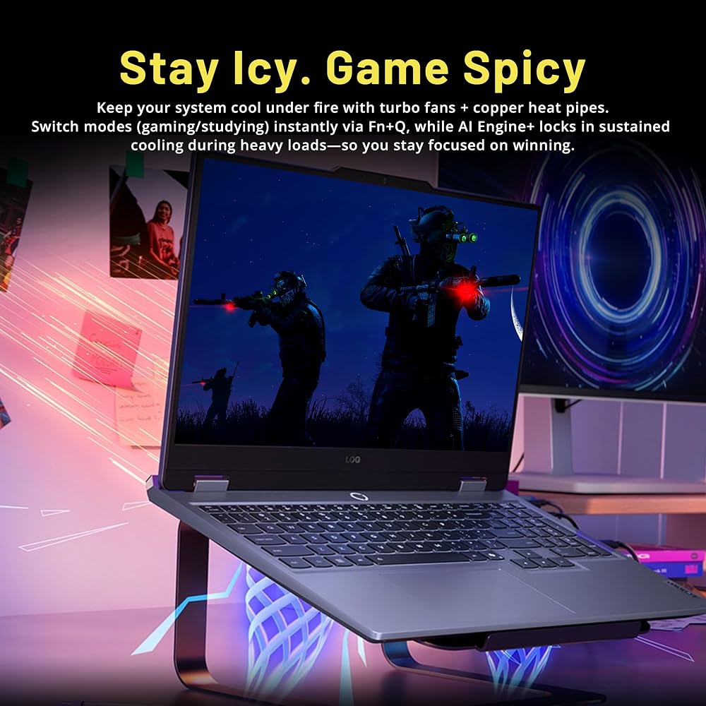 Lenovo LOQ 17.3" FHD 165Hz Gaming Laptop - Image 6