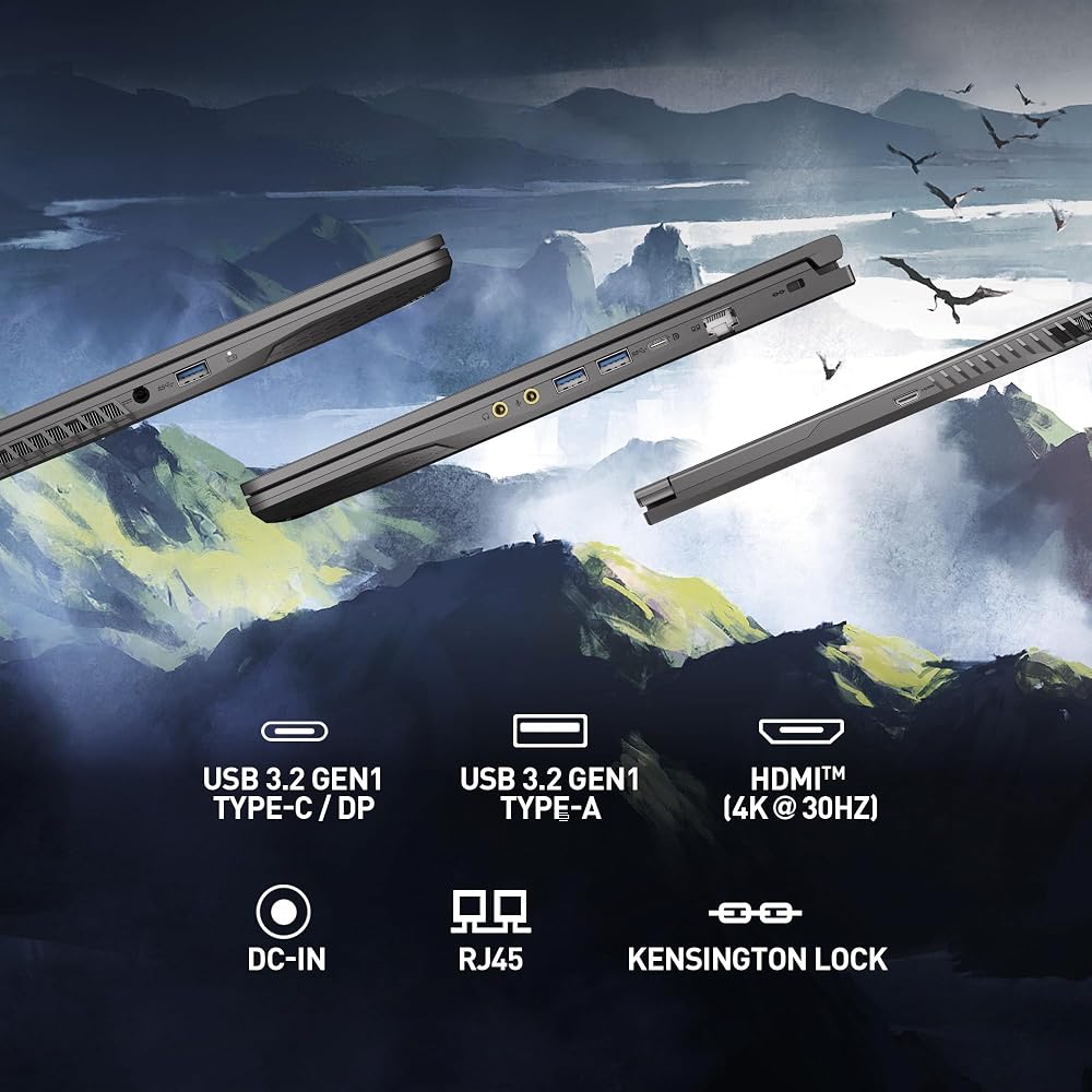 MSI Thin 15 15.6-Inch 144Hz FHD Gaming Laptop: Intel Core i5-13420H, NVIDIA Geforce RTX 2050 - Image 5