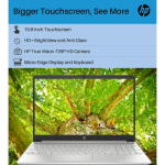 HP 15.6" Touchscreen Laptop, Core i3-1215U, 16GB RAM, 512GB SSD, MS Office Pro 2024, Windows 11 Pro