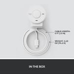 Logitech Brio 300 Full HD Webcam - White