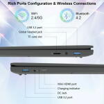 Restored SANPTENT 16" Laptop, Intel Celeron N95, 16GB RAM, 512GB SSD, Win 11 Pro