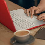 HP 15.6" Laptop, Intel Pentium Silver N5000, 16GB RAM, 1TB SSD, Windows 10 Home + Office, Scarlet Red