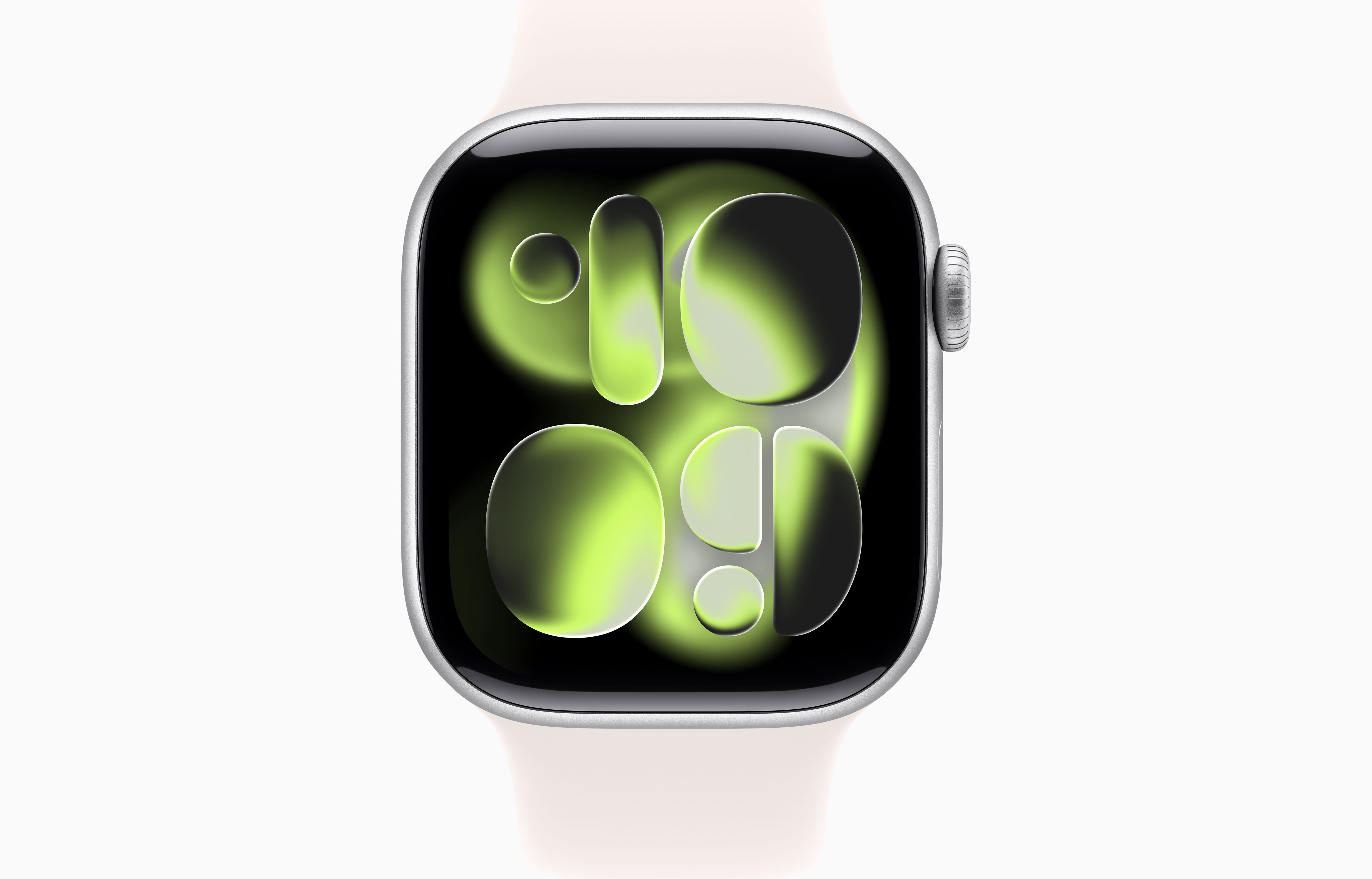 Apple Watch Series 11 Aluminum GPS – Silver (Light Blush Sport Band) - Image 2