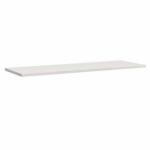 Everbilt 72 in. W x 12 in. D White Laminate Solid Wall Shelf (DS-SHF7212-WHT)