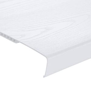 Everbilt 4 ft. x 12 in. Decorative Shelf Cover - White (90338)
