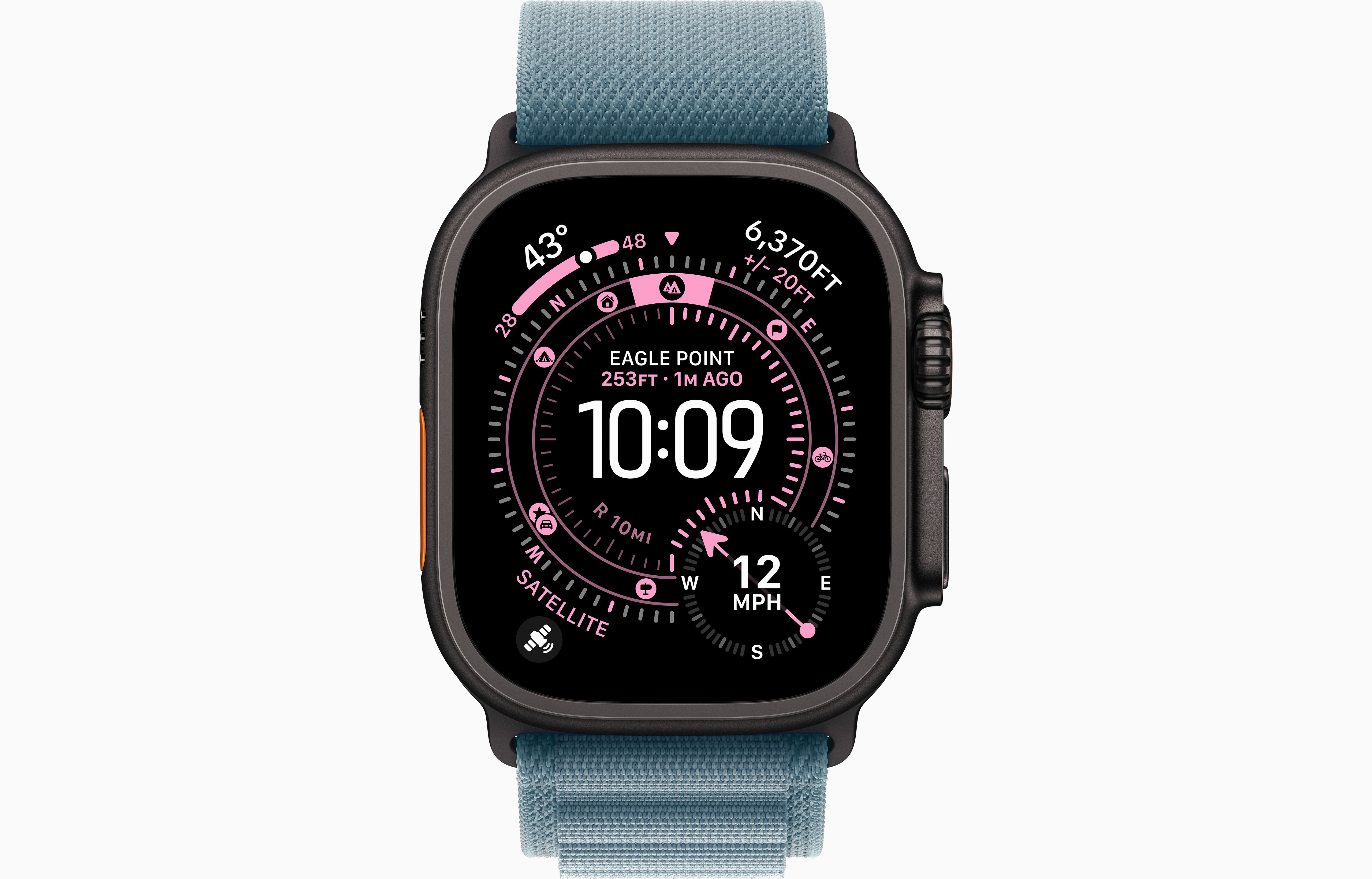Apple Watch Ultra 3 GPS + Cellular, Black Titanium  Alpine Loop - Image 2