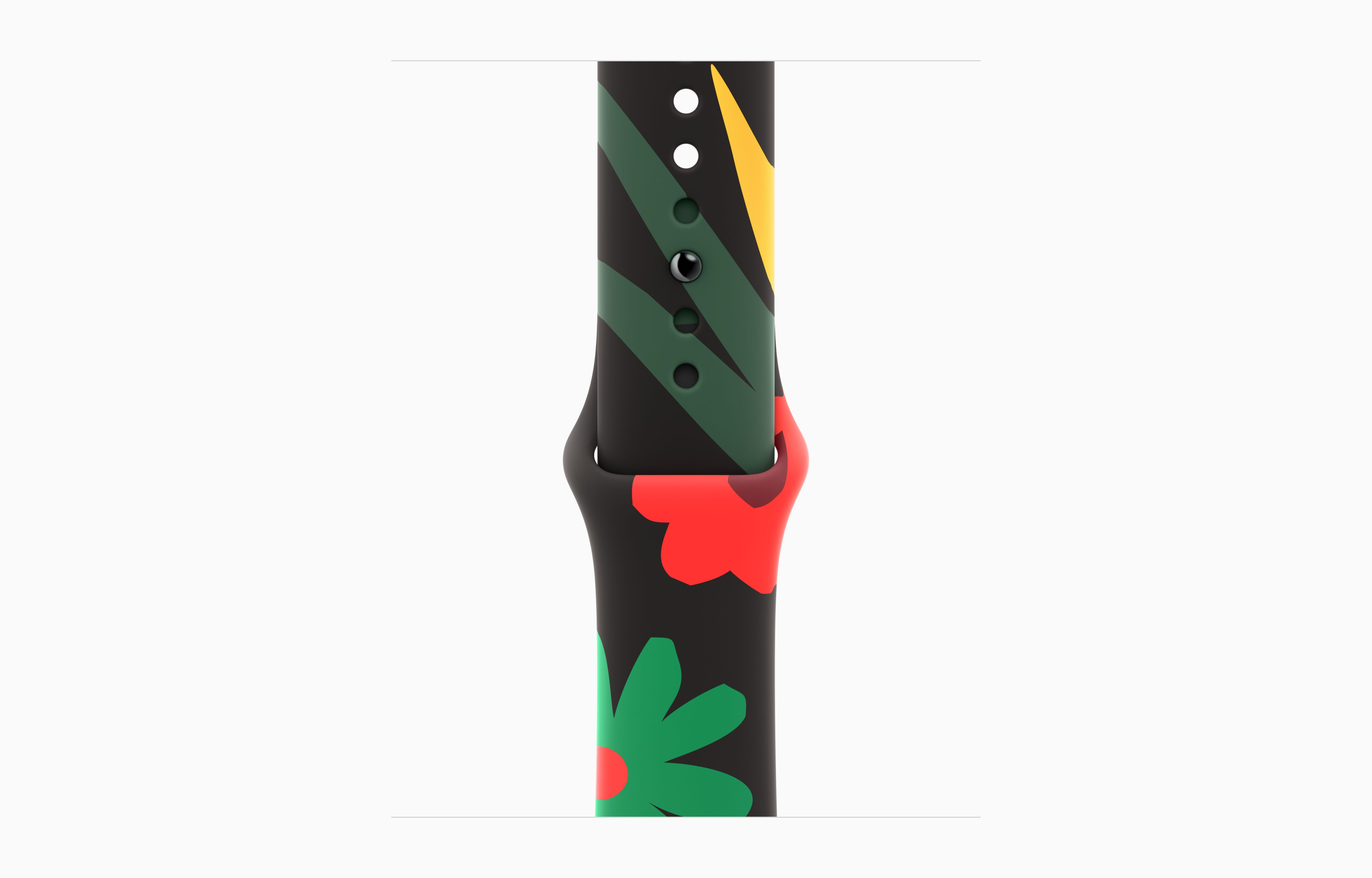 Apple Watch Series 11 Aluminum GPS – Rose Gold ( Black Unity - Unity Bloom Sport Band) - Image 3