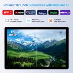 Fezawio 2024 Tablet 10 Inch Android 14 Grey
