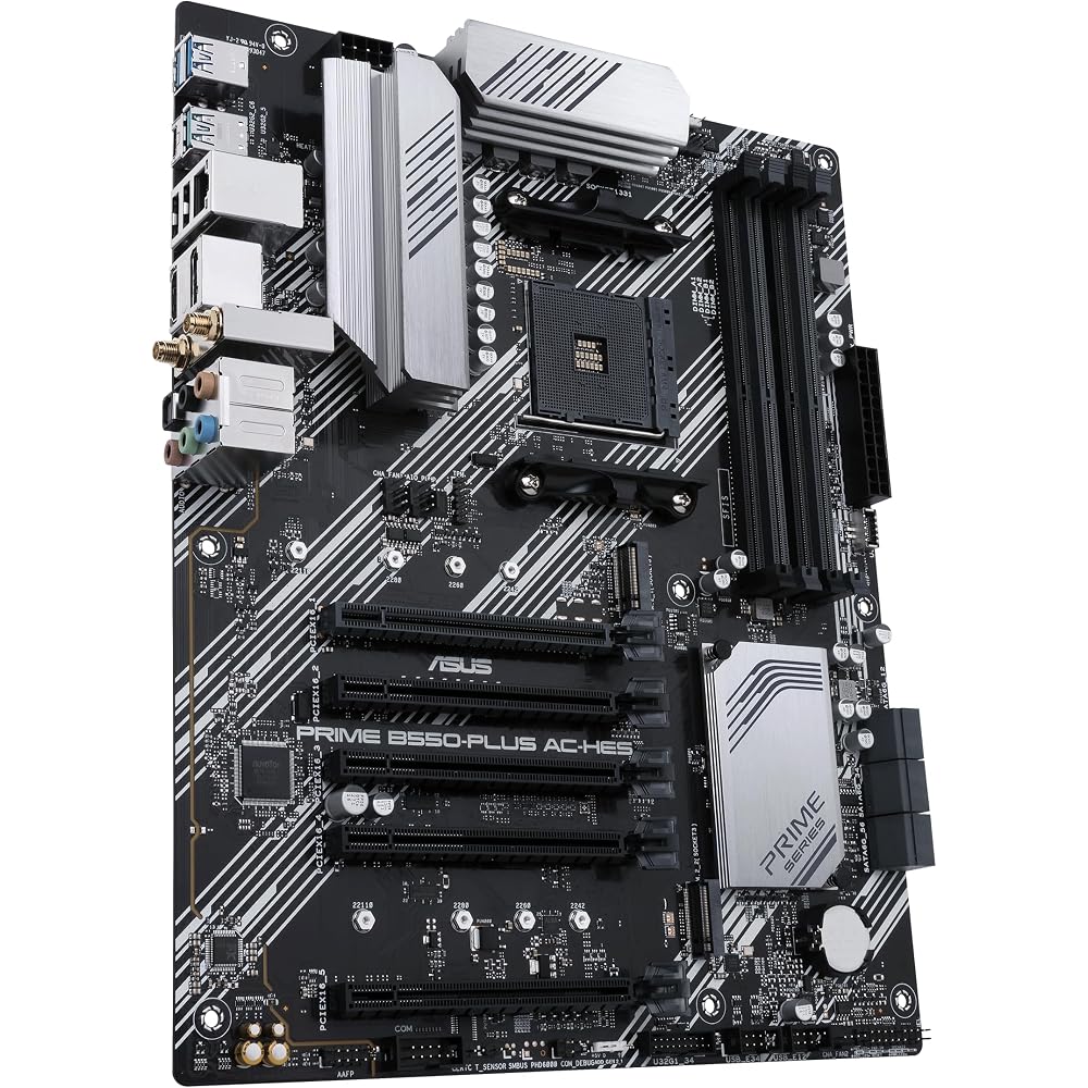 ASUS Prime B550-PLUS AC-HES AMD AM4 ATX Motherboard - Image 3