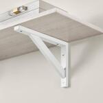 Everbilt 11.5 in. x 7.5 in. Wooden Bracket White (27794PHLHD-2)