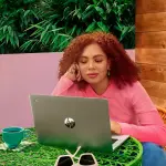 HP 14" Chromebook Laptop – Intel Celeron Processor – 4GB RAM – 64GB eMMC Storage – Modern Gray