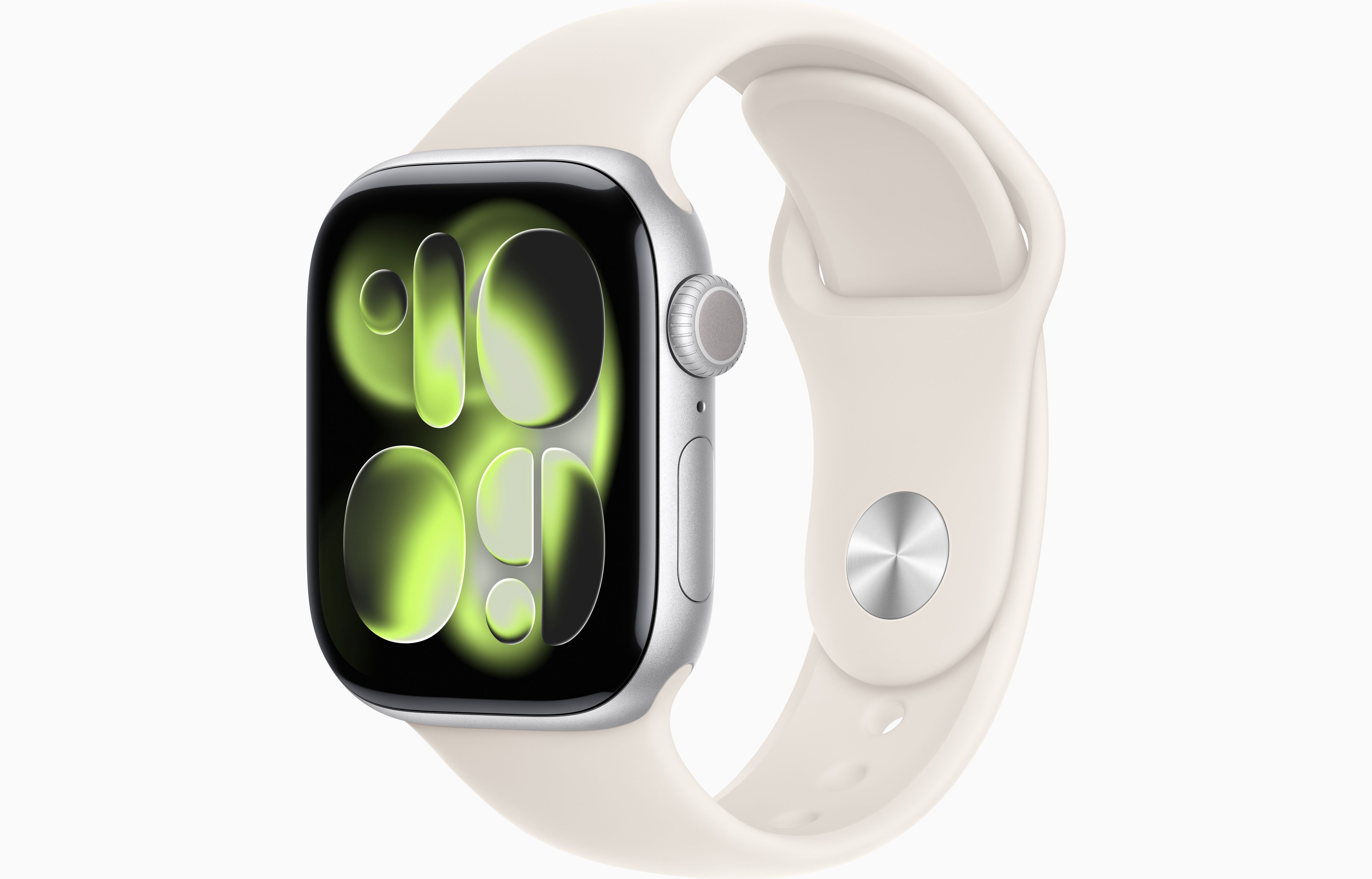 Apple Watch Series 11 Aluminum GPS – Silver (Starlight Sport Band)