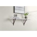 Everbilt Art Deco Shelf Bracket Bronze 10 in. (46404PBLHD)