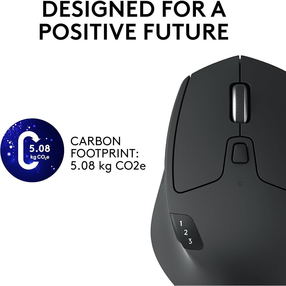 Logitech M720 Triathalon Full Size Multi-Device Wireless Mouse - Image 10
