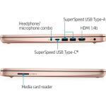 HP 14" Laptop (14-dq0004dx), Celeron N4020, 4GB RAM, 64GB eMMC, UHD 600, Win 10 S, Natural Silver/Pale Rose Gold