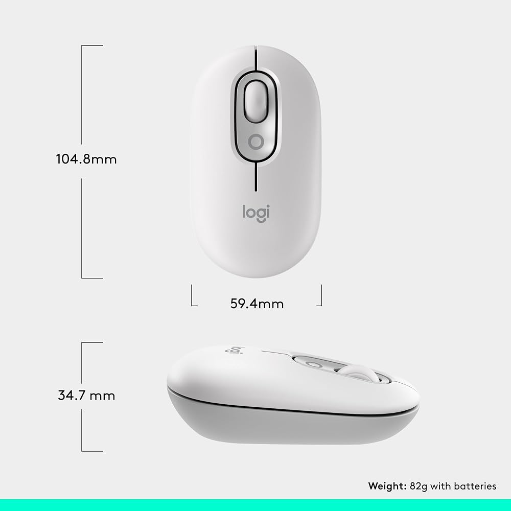 Logitech POP Mouse, Compact and Portable Wireless Bluetooth - Image 8