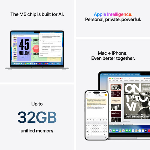 MacBook Air 13″ M5 (10-core CPU, 8-core GPU, 16GB) - Image 6