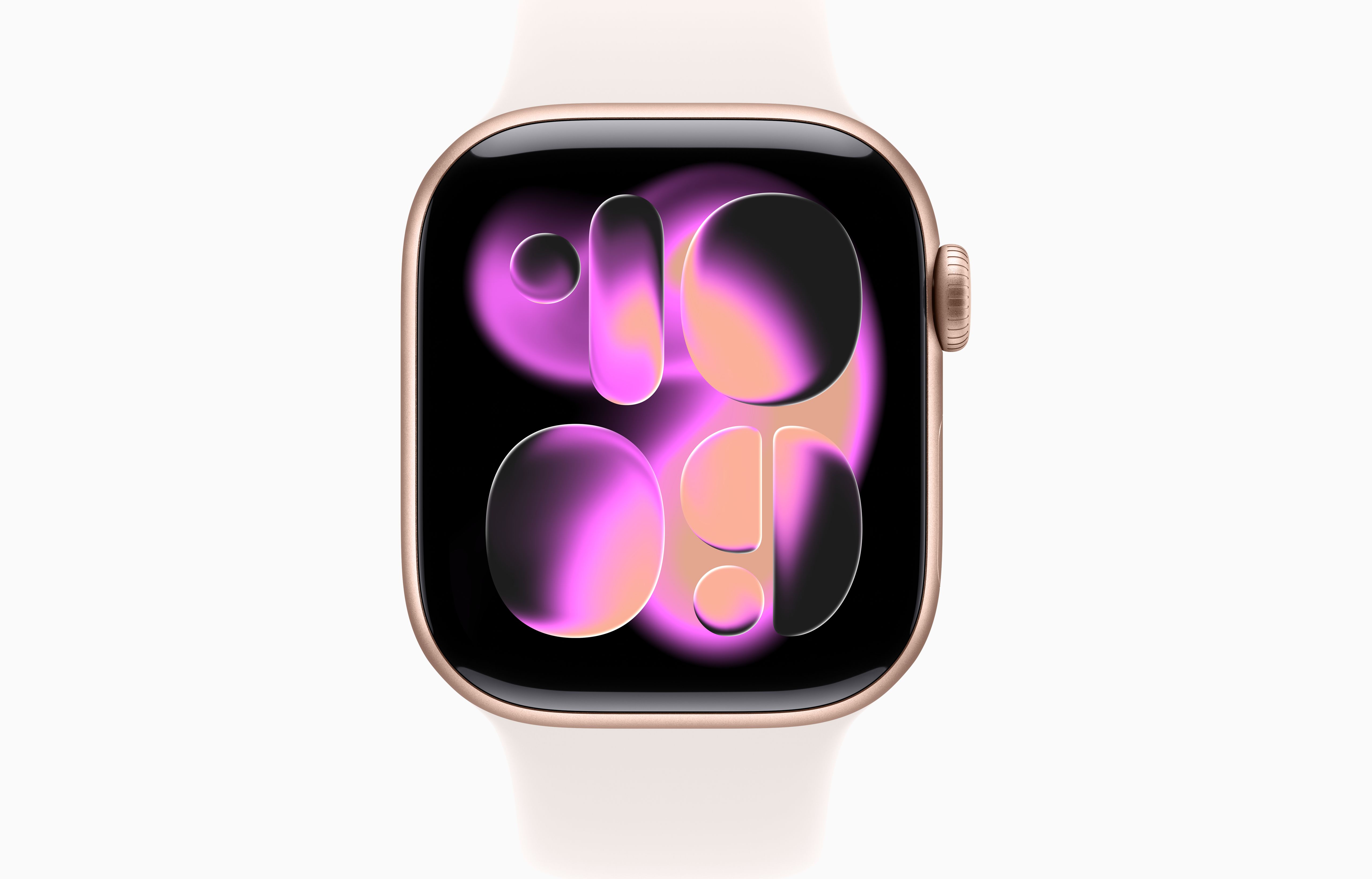 Apple Watch Series 11 Aluminum GPS – Rose Gold (Light Blush Sport Band) - Image 2