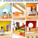 Hape : All Seasons Kids Wooden Dollhouse
