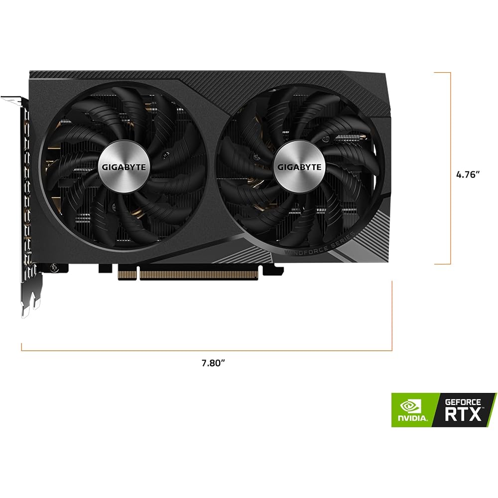 GIGABYTE GeForce RTX 3060 WINDFORCE OC 12G Graphics Card - Image 8