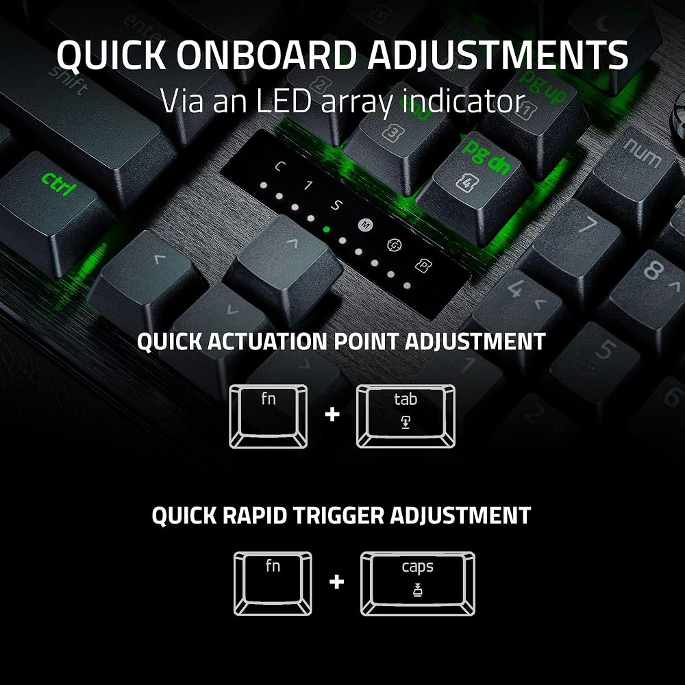 Razer Huntsman V3 Pro Esports Gaming Keyboard, Black - Image 5