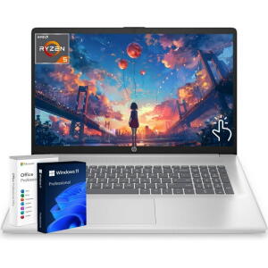 HP 17" Touch, Ryzen 5 7530U, 32GB RAM, 1TB SSD, Win 11 Pro, Wi-Fi 6
