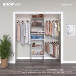 ClosetMaidSelectives 60 in. W - 120 in. W White Reach-In Tower Wall Mount 6-Shelf Wood Closet System (5702900)