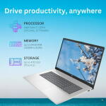 HP Essential 17t, 17.3" HD+ Touch, i7-1355U, 32GB RAM, 1TB SSD, Win 11, Silver