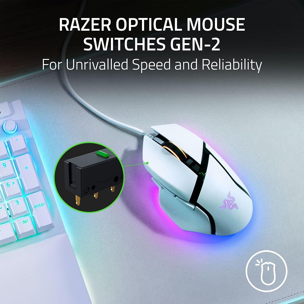 Razer Basilisk V3 Customizable RGB Wired Ergonomic Gaming Mouse - Image 5