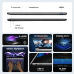 CHUWI CoreBook Pro 13" Laptop, i3-6157U, 8GB RAM, 256GB SSD, Iris 550, 4K 3:2 IPS, Backlit KB, Win 10