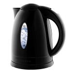Black - OVENTE Electric Kettle Hot Water Heater 1.7 Liter, KP72B