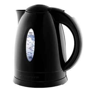 Black - OVENTE Electric Kettle Hot Water Heater 1.7 Liter, KP72B