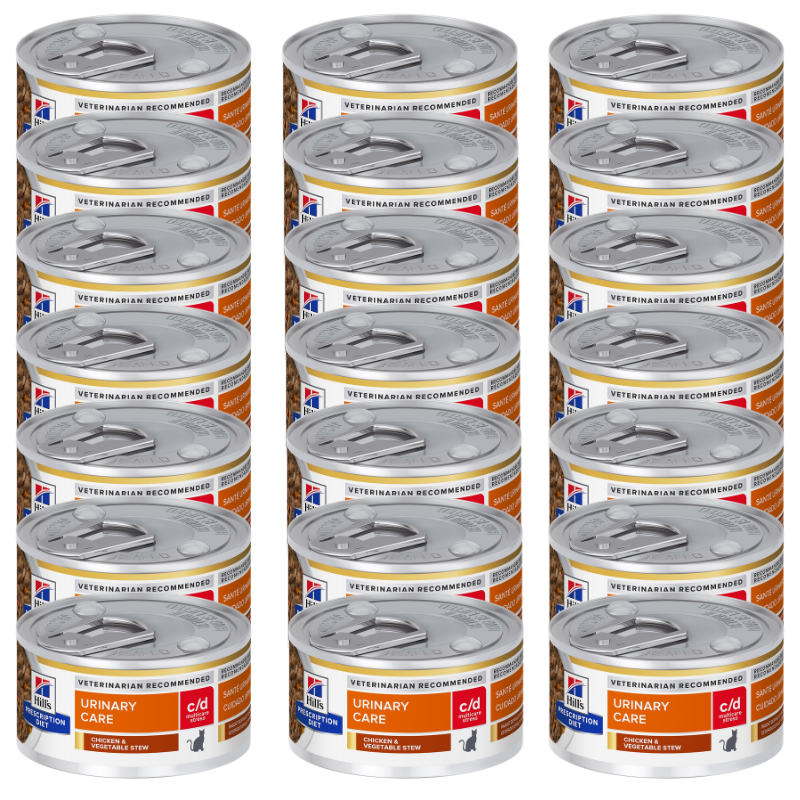 Hill's® Prescription Diet® c/d Multicare Urinary Care Stress Cat Food - Chicken & Vegetable Stew
