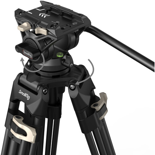 SmallRig AD-01 Heavy-Duty Tripod with Fluid Head - Image 2