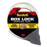 Scotch Box Lock 1.88 in. x 54.6 yd. Packaging Tape with Dispenser (3950-RD-DC)