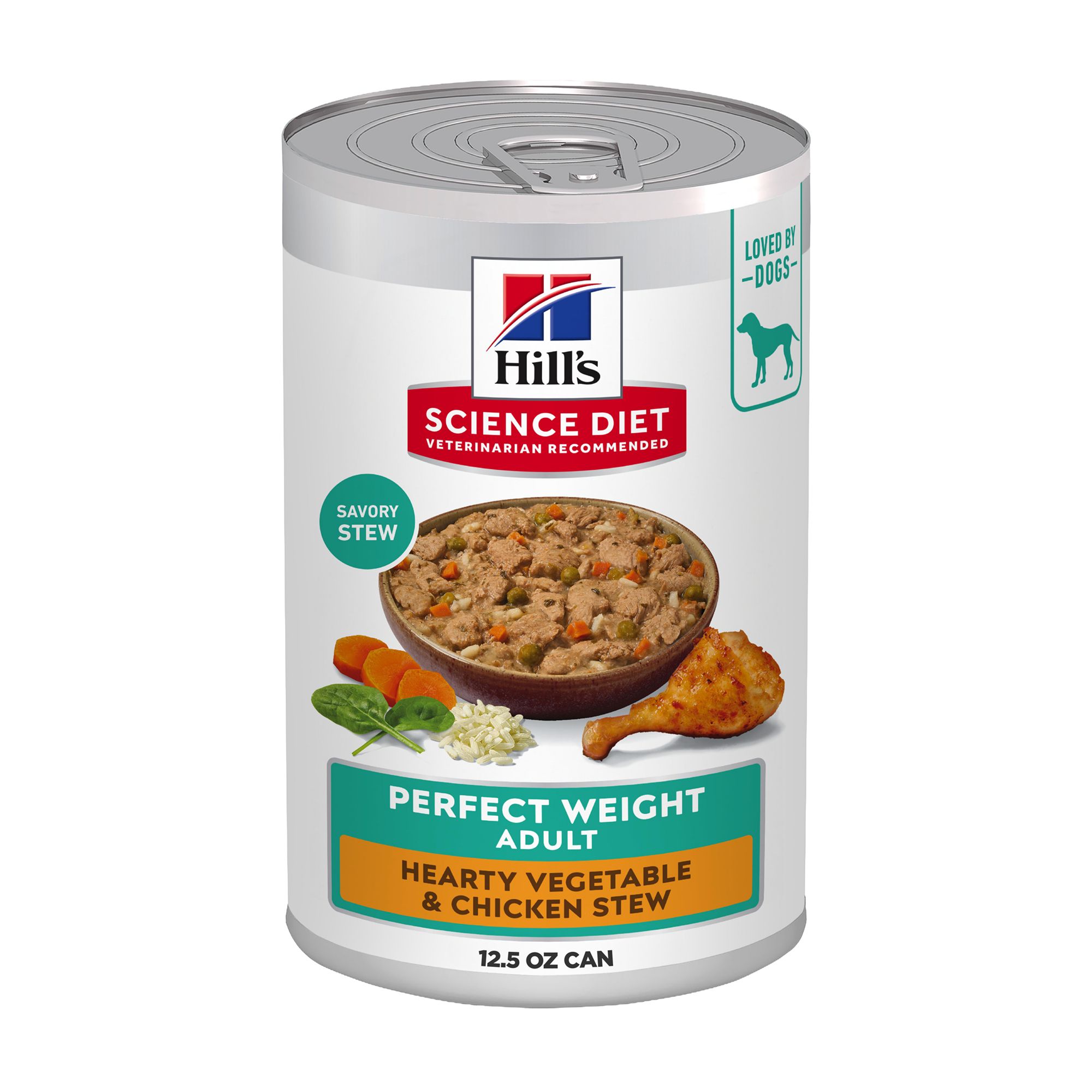 Hill's® Science Diet® Perfect Weight Adult Wet Dog Food - Chicken & Vegetable Stew, - Image 1