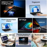 Blackview Acebook 8, 15.6" FHD, Intel N97, 16GB RAM, 512GB SSD, Win 11, Fingerprint, Gray