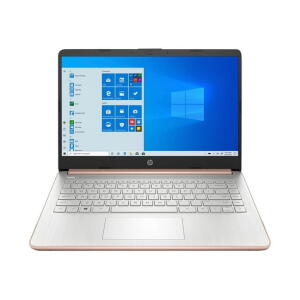 HP 14" Laptop (14-dq0004dx), Celeron N4020, 4GB RAM, 64GB eMMC, UHD 600, Win 10 S, Natural Silver/Pale Rose Gold