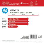 HP 14" Digi Camo, i5-1035G1, 8GB RAM, 256GB SSD