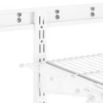 Everbilt 60 in. White Heavy Duty Steel Vertical Track/Rail (90292)