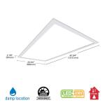 Metalux 2 ft. x 4 ft. 4500 Lumens Integrated LED Flat Panel Light 4000K (24CGFP4540C)